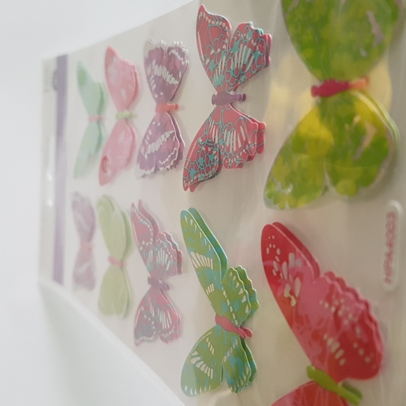 3/15$ 10 pcs Handmade 3D Pop-Up Firefly Stickers (1 Sheet) - Picture 3 of 8